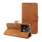 XIAOMI Redmi Note 13 5G Wallet Cases TENDER Book Brown