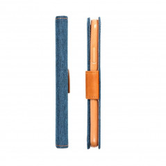 XIAOMI Redmi Note 13 Pro 5G Wallet Cases CANVAS Book Navy blue