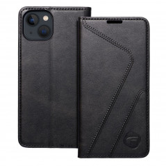 Apple iPhone 13 Wallet Cases Forcell F-PROTECT RFID Blocker Book Elegant  Black