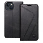 Apple iPhone 13 Wallet Cases Forcell F-PROTECT RFID Blocker Book Elegant  Black