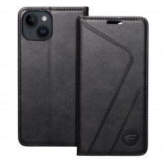 Apple iPhone 14 Wallet Cases Forcell F-PROTECT RFID Blocker Book Elegant  Black