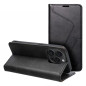 Apple iPhone 15 Pro Wallet Cases Forcell F-PROTECT RFID Blocker Book Elegant  Black