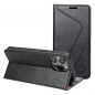 Apple iPhone 14 Wallet Cases Forcell F-PROTECT RFID Blocker Book Elegant  Black