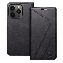 Apple iPhone 13 Pro Wallet Cases Forcell F-PROTECT RFID Blocker Book Elegant  Black