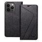 Apple iPhone 13 Pro Wallet Cases Forcell F-PROTECT RFID Blocker Book Elegant  Black
