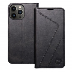 Apple iPhone 13 Pro Max Wallet Cases Forcell F-PROTECT RFID Blocker Book Elegant  Black