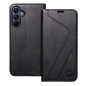 Samsung Galaxy A15 5G Wallet Cases Forcell F-PROTECT RFID Blocker Book Elegant  Black