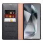 Samsung Galaxy S24 PLUS Wallet Cases Forcell F-PROTECT RFID Blocker Book Elegant  Black