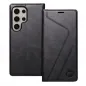 Samsung Galaxy S24 ULTRA Wallet Cases Forcell F-PROTECT RFID Blocker Book Elegant  Black