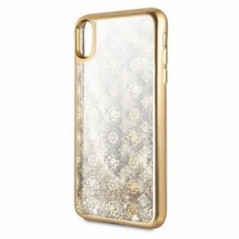 ly Dræbte Bevæger sig Original faceplate for Apple iPhone XS Max GUESS cover TPU Gold