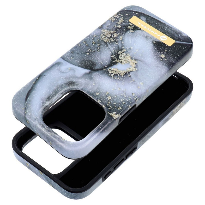 Apple iPhone 15 Pro Case Forcell F-Pprotect Mirage MagSAFE  Marble mist