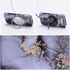 Apple iPhone 15 Pro Case Forcell F-Pprotect Mirage MagSAFE  Marble mist