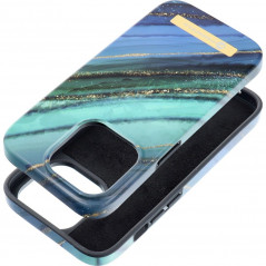 Apple iPhone 14 Pro Case Forcell F-Pprotect Mirage MagSAFE  Jade marble