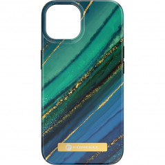 Apple iPhone 15 Pro Max Case Forcell F-Pprotect Mirage MagSAFE  Jade marble