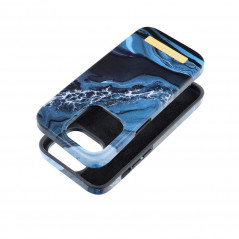 Apple iPhone 14 Pro Case Forcell F-Pprotect Mirage MagSAFE  Ocean marble