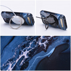 Apple iPhone 15 Pro Max Case Forcell F-Pprotect Mirage MagSAFE  Ocean marble