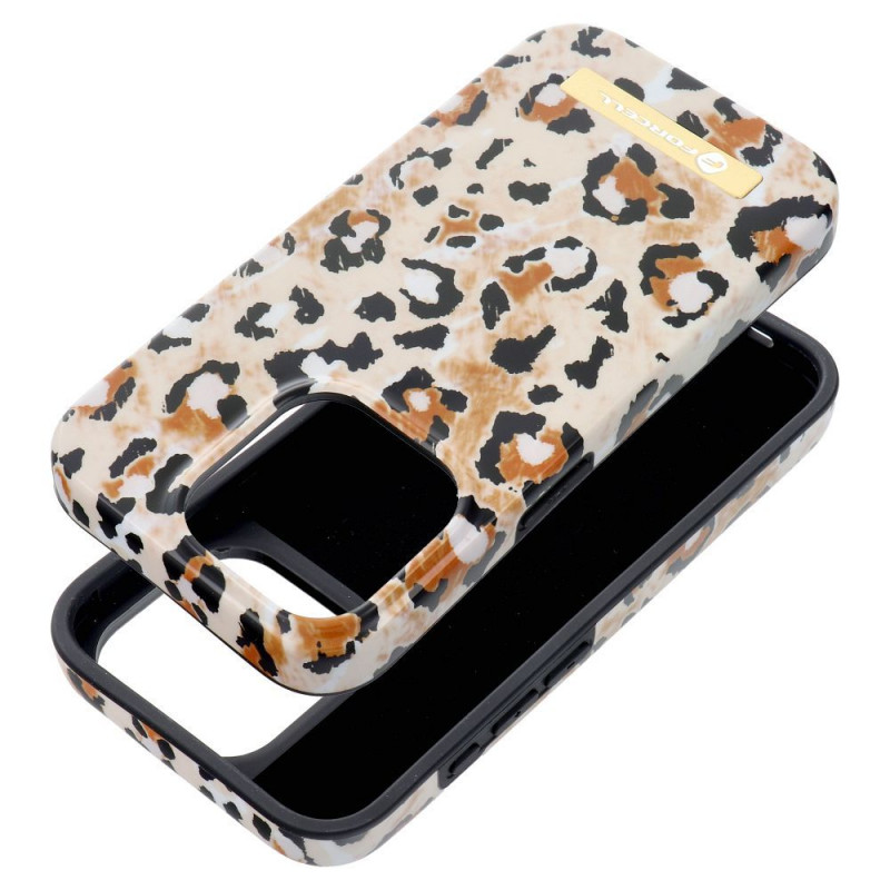 Apple iPhone 15 Pro Case Forcell F-Pprotect Mirage MagSAFE  Wild panther