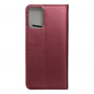 Motorola Moto G24 Wallet Cases Smart Magneto book Burgundy