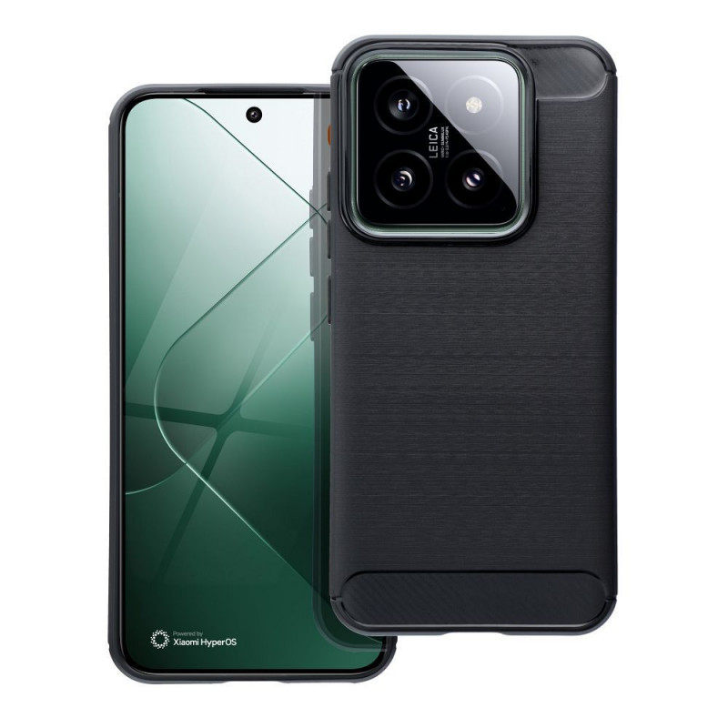XIAOMI 14 Case Carbon Elegant  Black