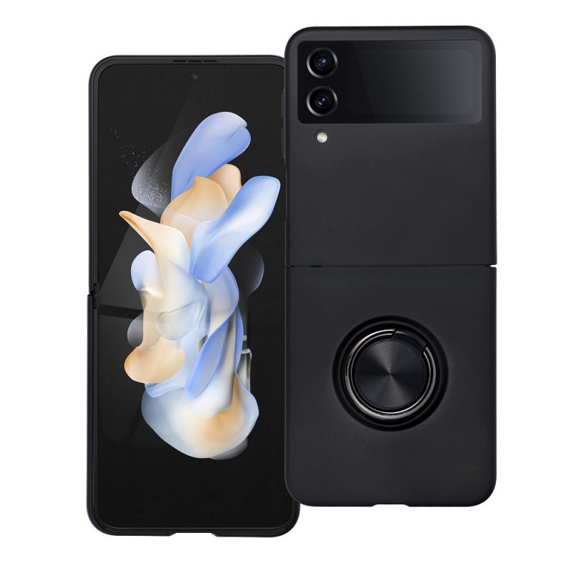 Samsung Galaxy Z Flip4 5G Case Silicone ring Black
