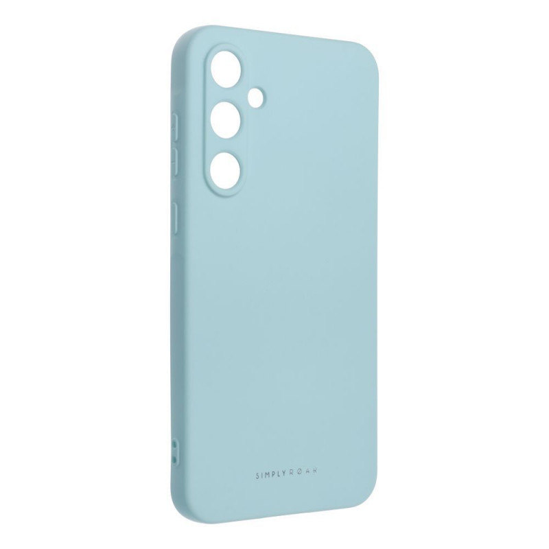 Samsung Galaxy A55 Case Roar Space Monochrome, Elegant  Sky Blue