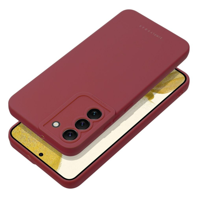 Samsung Galaxy A55 Case Roar Luna Monochrome, Stylish, An aesthetic accessory  Red