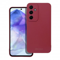 Samsung Galaxy A55 Case Roar Luna Monochrome, Stylish, An aesthetic accessory  Red