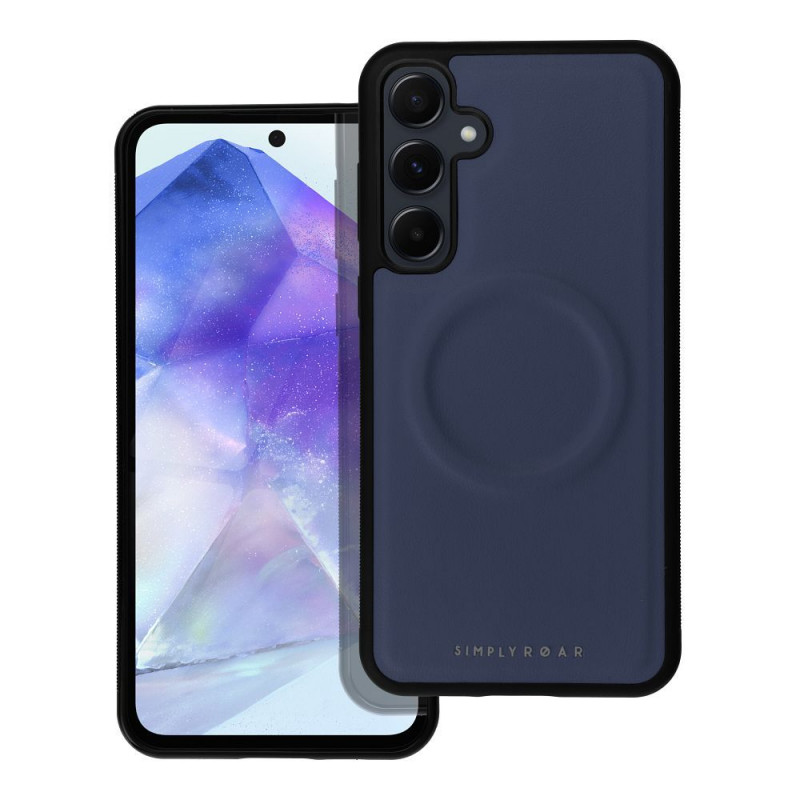 Samsung Galaxy A55 Case Roar Mag Morning Elegant  MagSAFE  Navy
