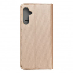 Samsung Galaxy M15 Wallet Cases Smart Case Book Gold