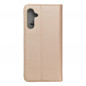 Samsung Galaxy M15 Wallet Cases Smart Case Book Gold