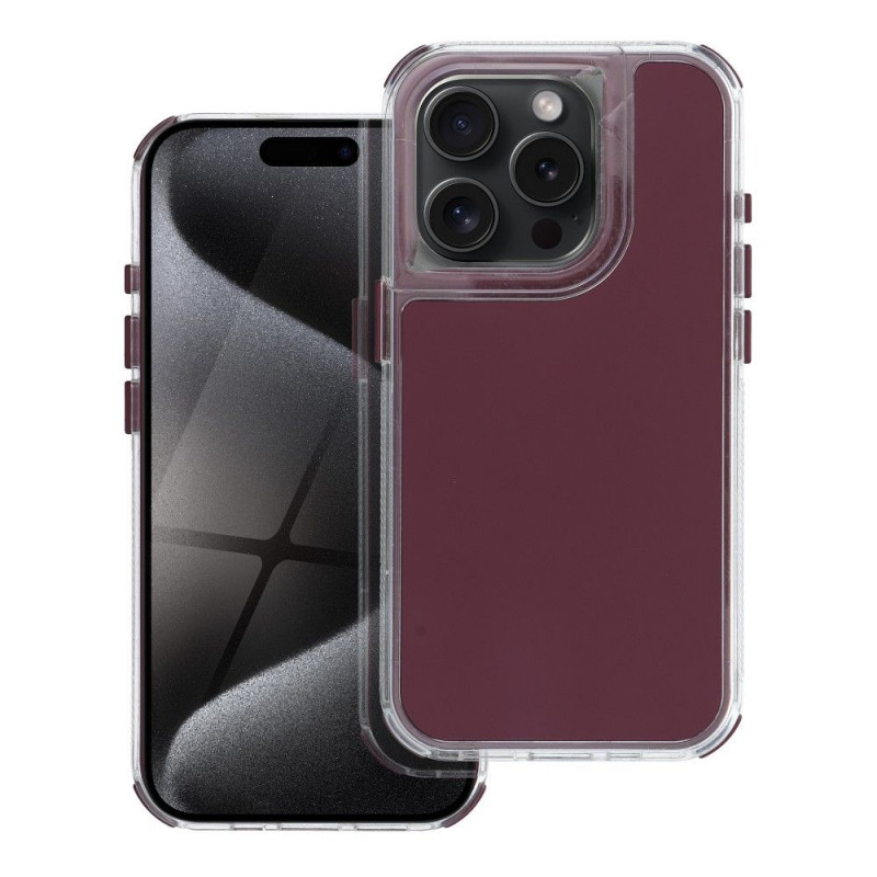 Apple iPhone 15 Pro Case MATRIX Purple