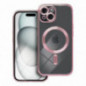 Apple iPhone 15 Case Electro Mag MagSAFE  Rose gold