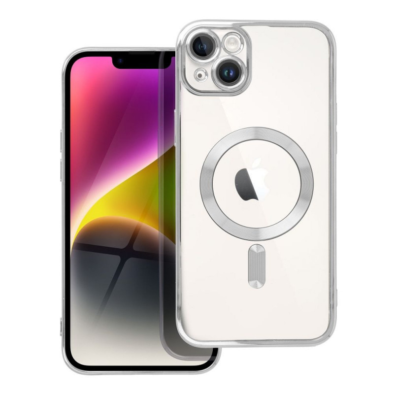 Apple iPhone 14 Plus Case Electro Mag MagSAFE  Silver