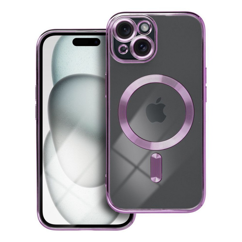Apple iPhone 15 Case Electro Mag MagSAFE  Deep purple