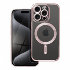 Apple iPhone 15 Pro Case Electro Mag MagSAFE  Rose gold
