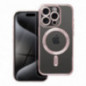 Apple iPhone 15 Pro Case Electro Mag MagSAFE  Rose gold