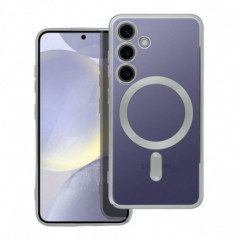 Samsung Galaxy S24 Case Electro Mag MagSAFE  Silver