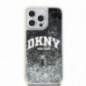 Apple iPhone 13 Pro Max Case DKNY Liquid Glitters Arch Logo Black