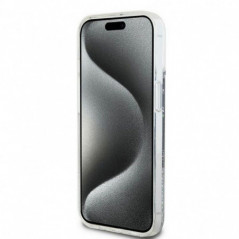 Apple iPhone 14 Case DKNY Liquid Glitters Arch Logo Black