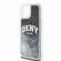 Apple iPhone 14 Case DKNY Liquid Glitters Arch Logo Black