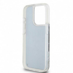 Apple iPhone 14 Pro Case DKNY Liquid Glitters Arch Logo Black