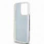 Apple iPhone 15 Pro Case DKNY Liquid Glitters Arch Logo Black