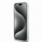 Apple iPhone 15 Case DKNY Liquid Glitters Arch Logo White
