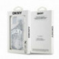 Apple iPhone 15 Case DKNY Liquid Glitters Arch Logo White