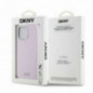 Apple iPhone 14 Pro Max Case DKNY Silicone Horizontal Metal Logo MagSAFE  Pink