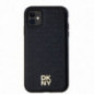 Apple iPhone 11 Case DKNY Pu Repeat Pattern Stack Logo MagSAFE  Black