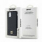 Apple iPhone 11 Case DKNY Pu Repeat Pattern Stack Logo MagSAFE  Black