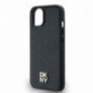 Apple iPhone 14 Case DKNY Pu Repeat Pattern Stack Logo MagSAFE  Black