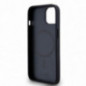 Apple iPhone 14 Case DKNY Pu Repeat Pattern Stack Logo MagSAFE  Black