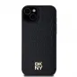 Apple iPhone 15 Case DKNY Pu Repeat Pattern Stack Logo MagSAFE  Black